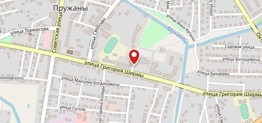 Мухавец на карте
