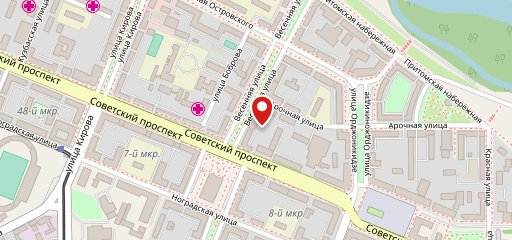 Мулине, ресторан на карте