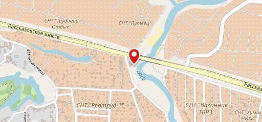 У кривого моста на карте