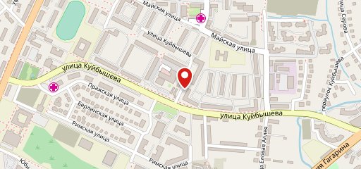 Мякиш на карте