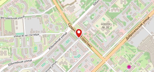 Фастфуд на карте