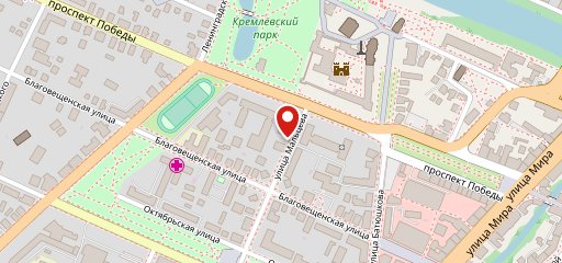 Мята Lounge бар в самом центре Вологды на карте