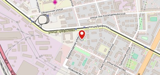 На Баррикадной на карте