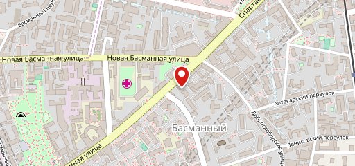 На Басманной на карте