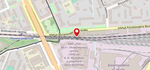 На Космонавта Волкова на карте