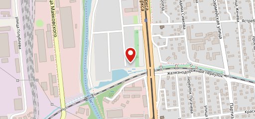 Столовая на Красной на карте
