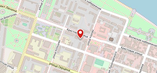 На Крестовой, кафе на карте