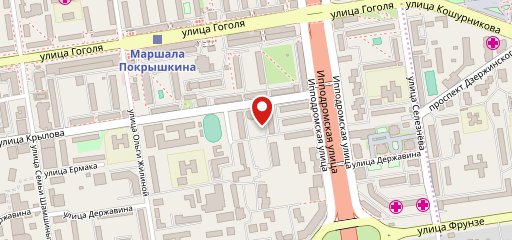 На Крыле на карте