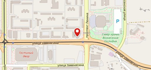 На крыше на карте