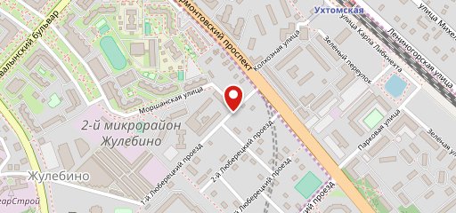 На Люберецком на карте