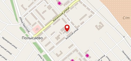 На матрице на карте
