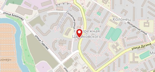 На Набережной на карте