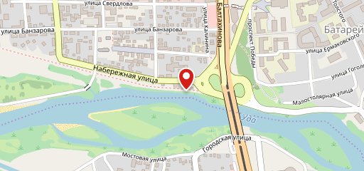 На Набережной на карте