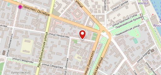 На Некрасова на карте