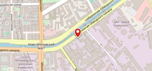 На Обводном на карте