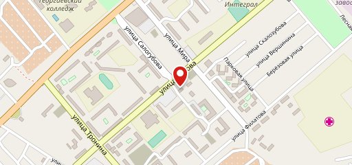 На Палестине столовая на карте
