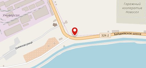На повороте на карте