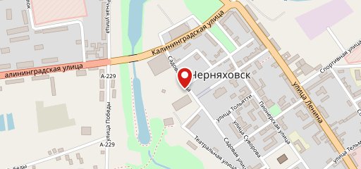 На Садовой на карте