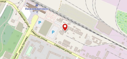 На Северной на карте