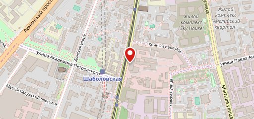 Столовая на Шаболовке на карте