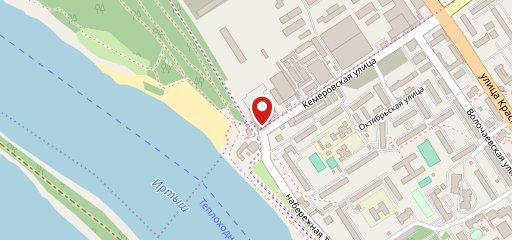 Берёза на карте