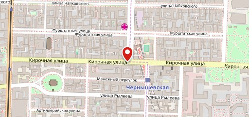 На тарелке на карте