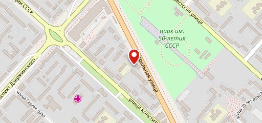 На Театральной на карте