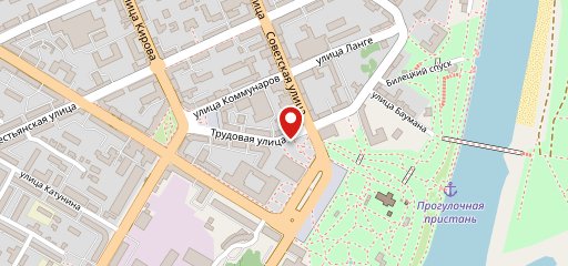 На Трудовой на карте