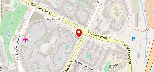 На Уинской на карте