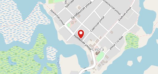 На Уральской на карте