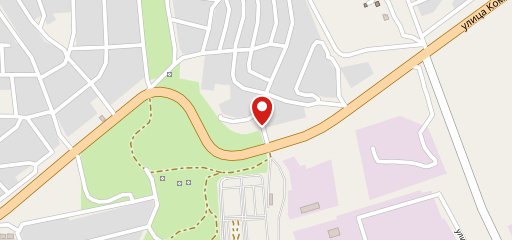 На зелёном на карте