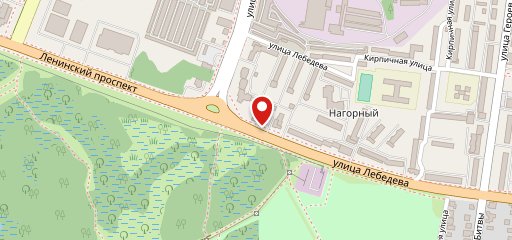 Нагорный на карте