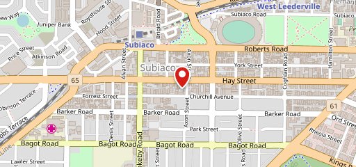 Nando's Subiaco на карте