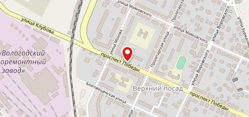 Напитки и быстрое питание на карте