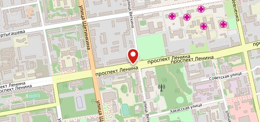 Народная пельменная на карте