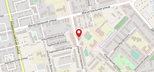Народная на карте