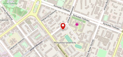 Народная столовая на карте