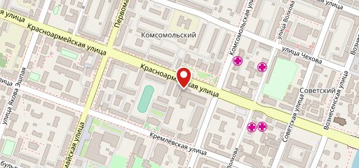 Народная на карте