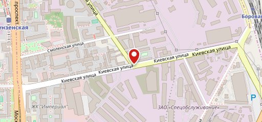 Столовая на карте