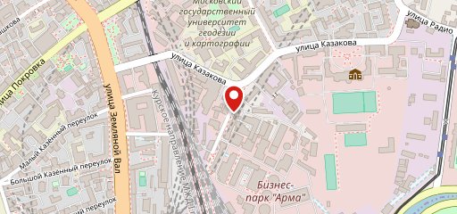 Настоишная на карте
