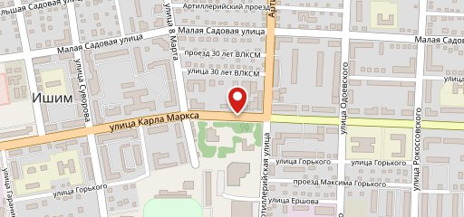 Пекарня на карте