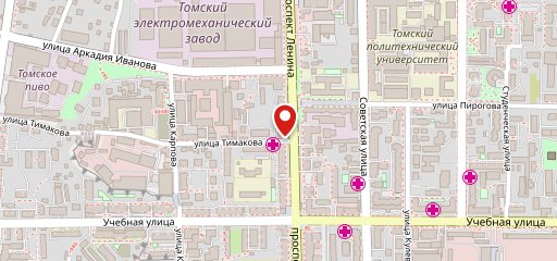Натурально на карте