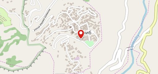 Небо в горах на карте