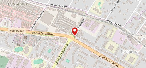 Некафе в Жуковском на карте