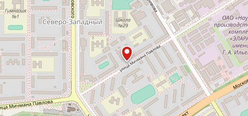 Неон на карте