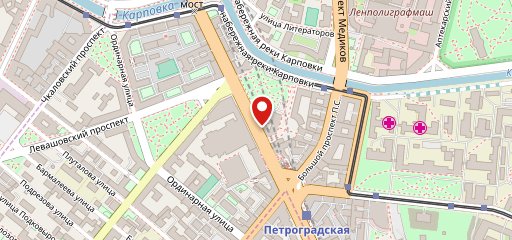 Невские берега на карте