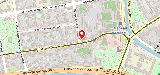 Невские берега на карте