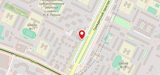 Невские Берега на карте