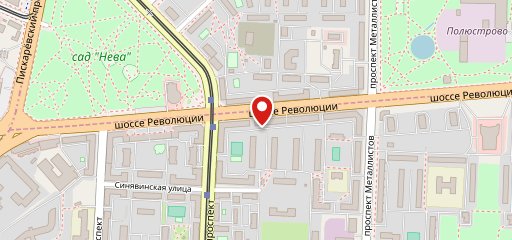 Невские берега на карте