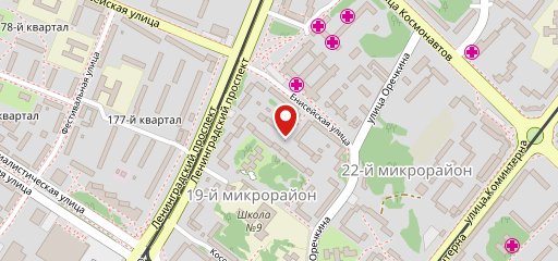 Невский на карте